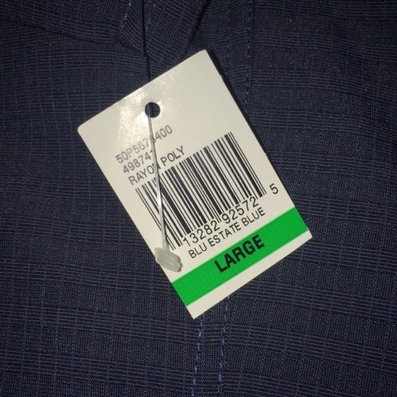 New Van Heusen Button Down Dress Shirt Large - Picture 5 of 11